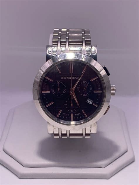 burberry watch bu1360|Burberry Heritage Chronograph Men's Watch BU1360 (CJL049621).